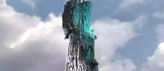 Dark ages spire cliff 
