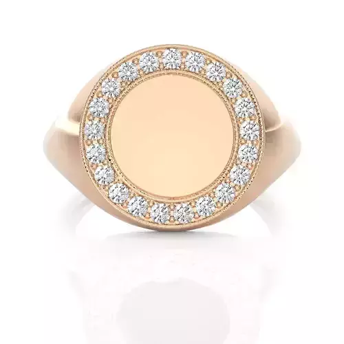 Light Minimalist Diamond Ring