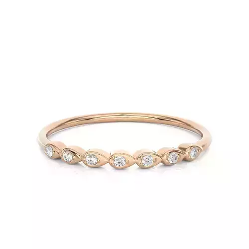 Light Minimalist Diamond Ring