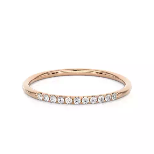 Light Minimalist Diamond Ring