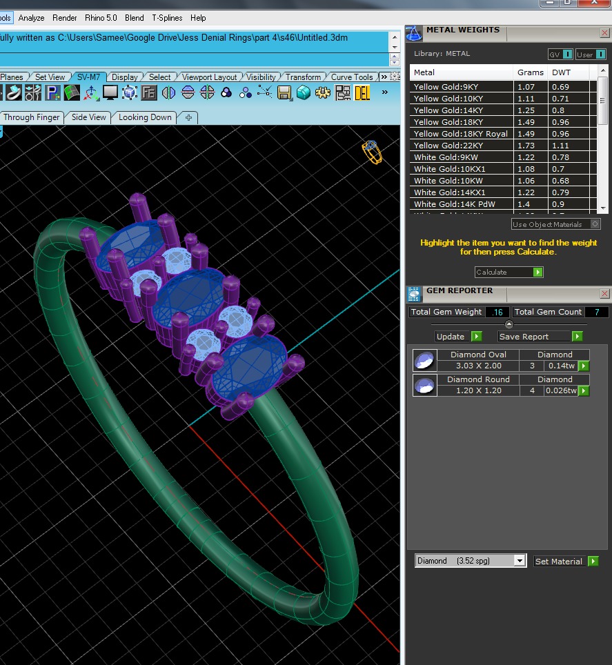 Light Minimalist Diamond Ring 3D print model_5