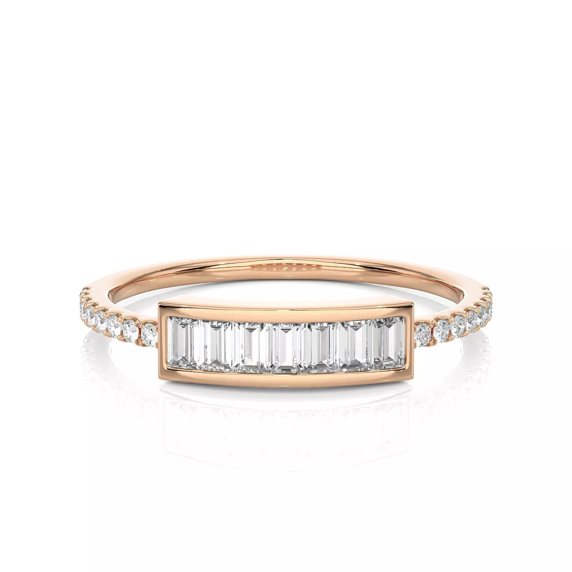 Light Minimalist Diamond Ring 3D print model_0