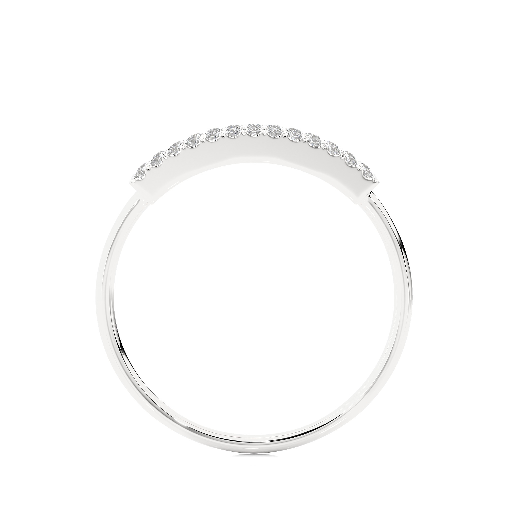 Light Minimalist Diamond Ring 3D print model_12