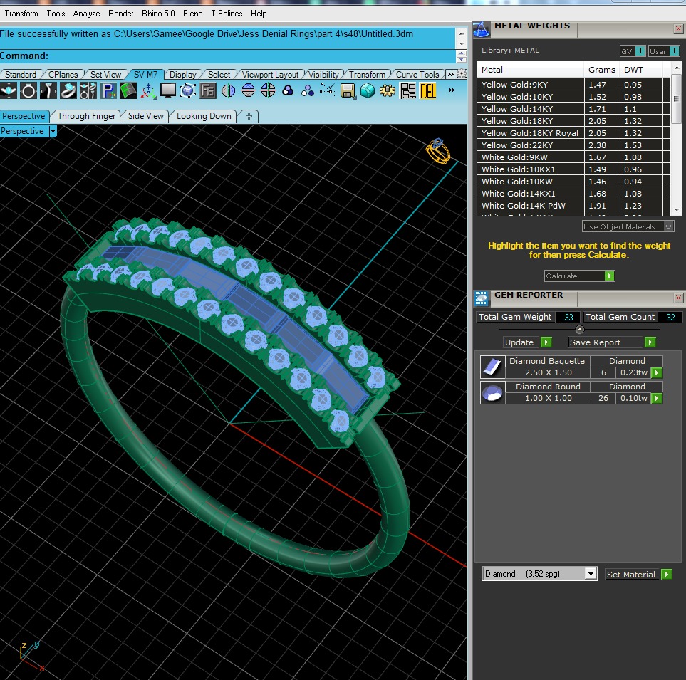 Light Minimalist Diamond Ring 3D print model_4