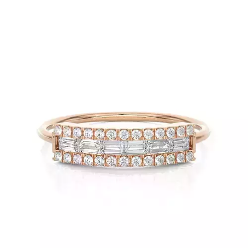 Light Minimalist Diamond Ring 3D print model