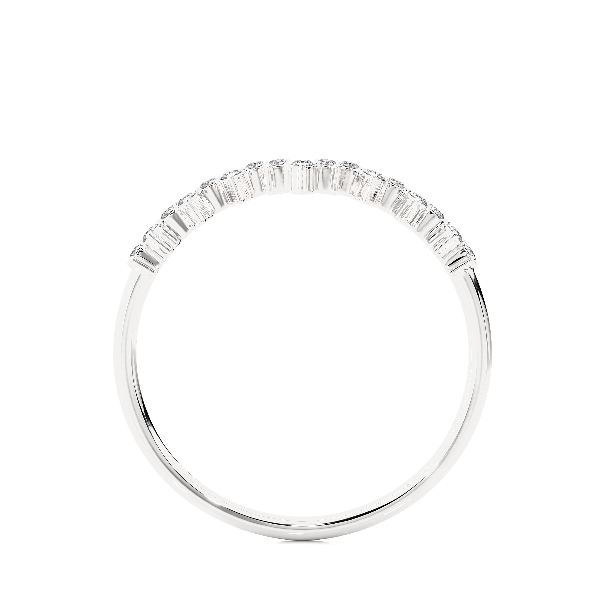 Light Minimalist Diamond Ring 3D print model_12