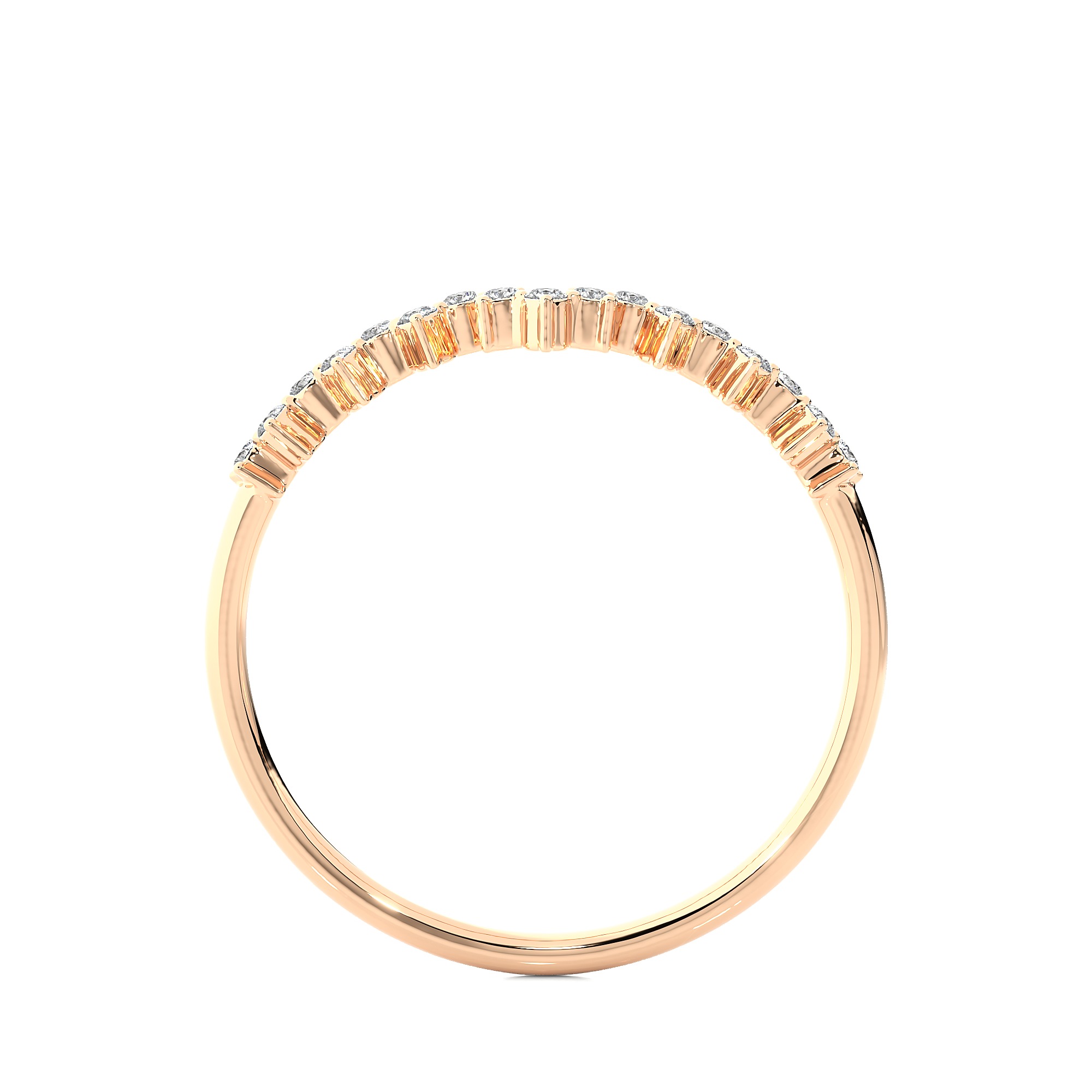 Light Minimalist Diamond Ring 3D print model_10