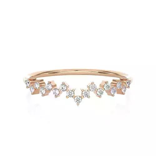 Light Minimalist Diamond Ring 3D print model