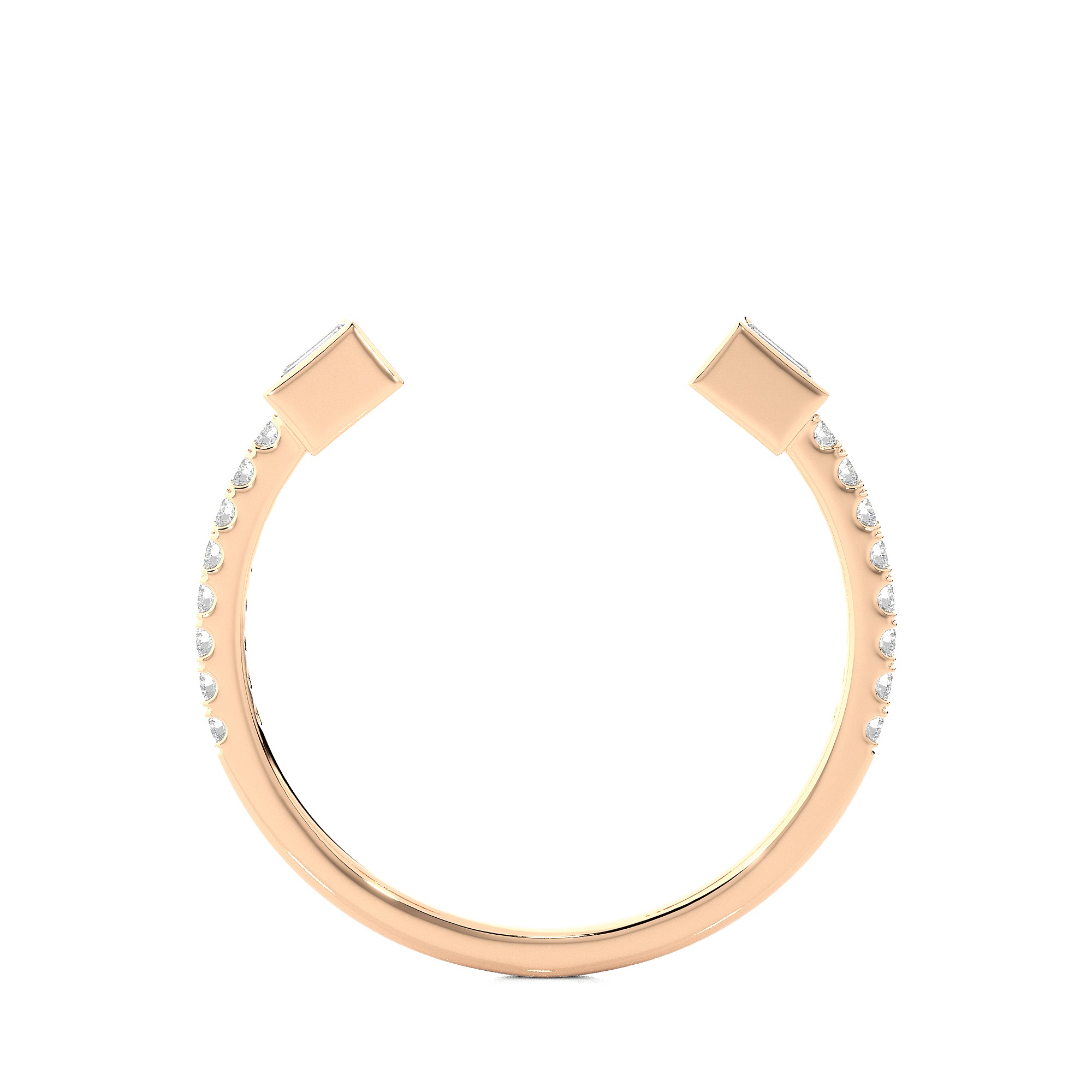 Light Minimalist Diamond Ring 3D print model_9