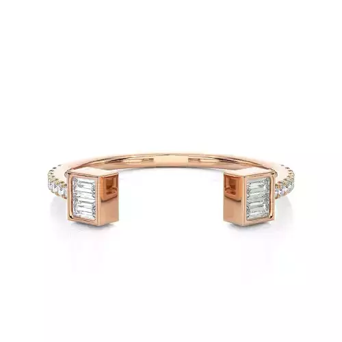 Light Minimalist Diamond Ring 3D print model