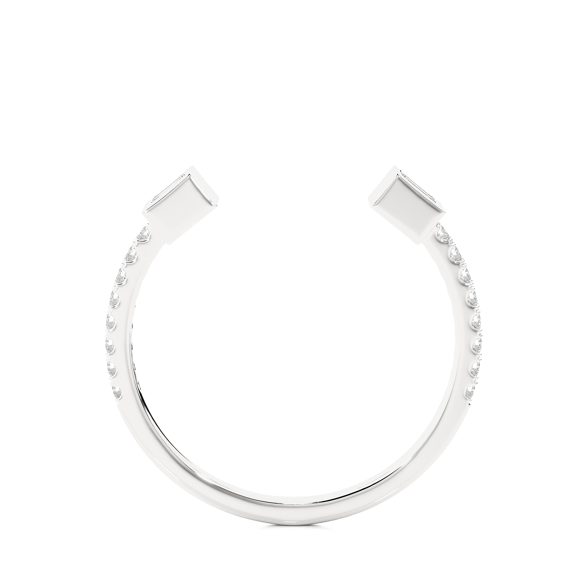 Light Minimalist Diamond Ring 3D print model_11