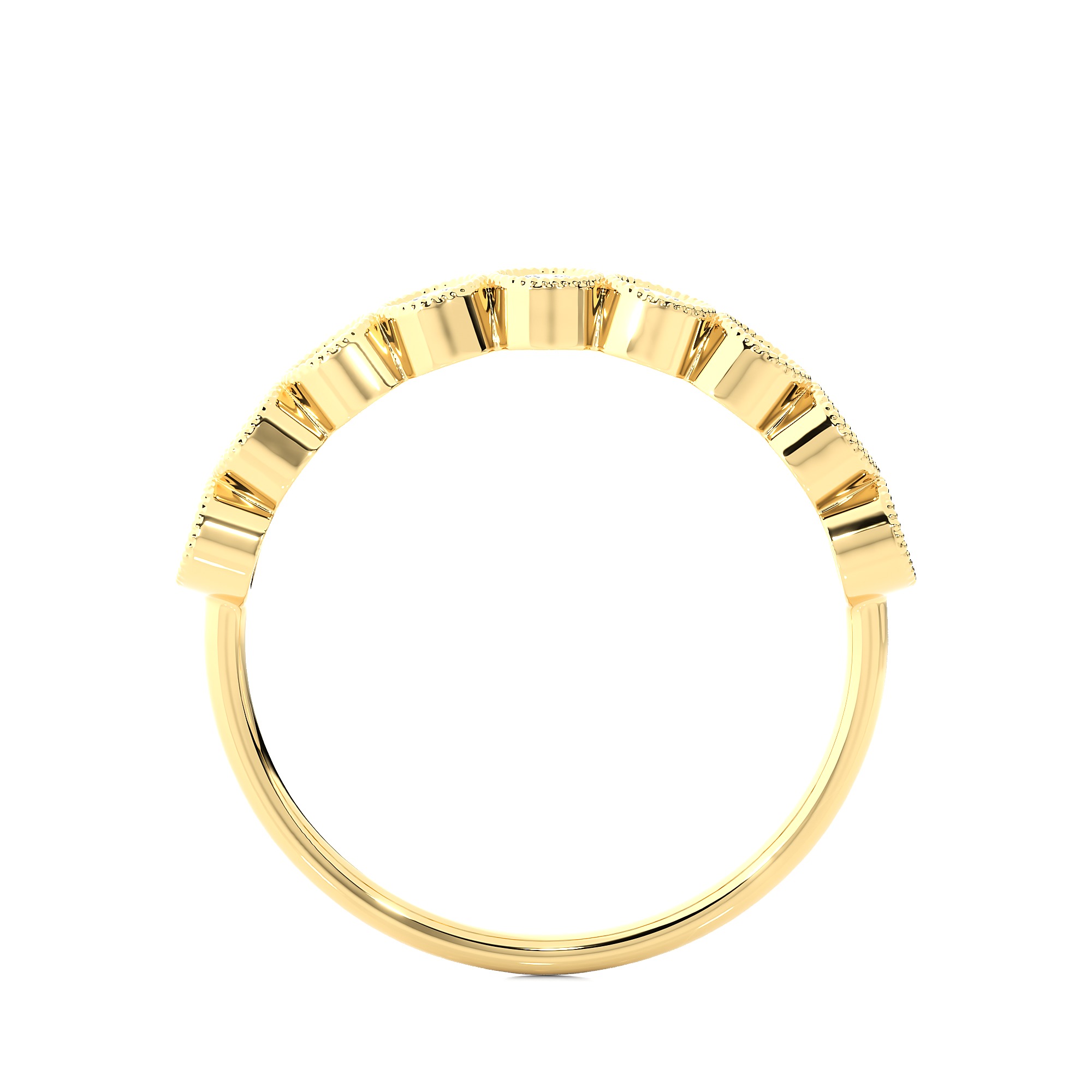 Light Minimalist Diamond Ring 3D print model_12