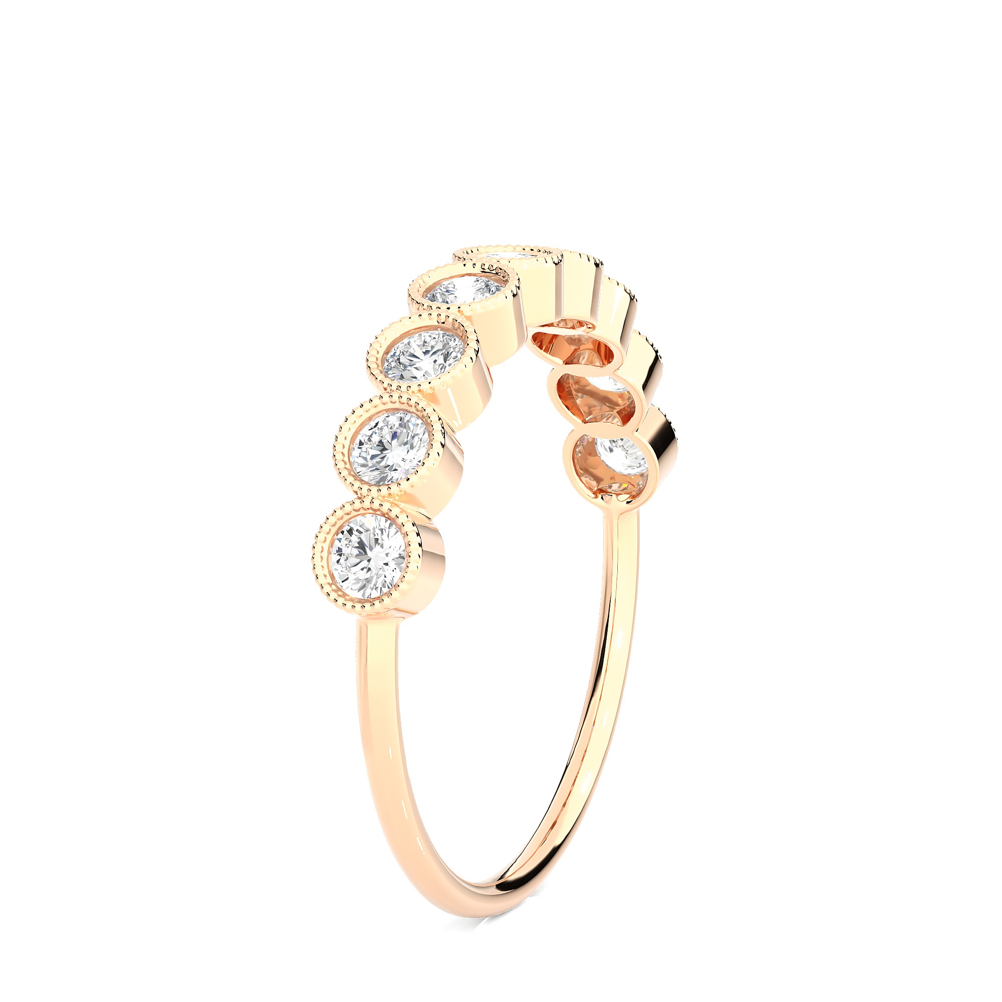 Light Minimalist Diamond Ring 3D print model_7