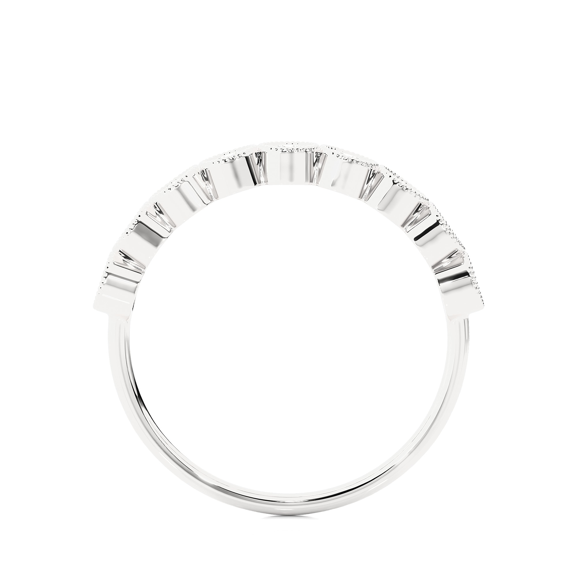 Light Minimalist Diamond Ring 3D print model_11