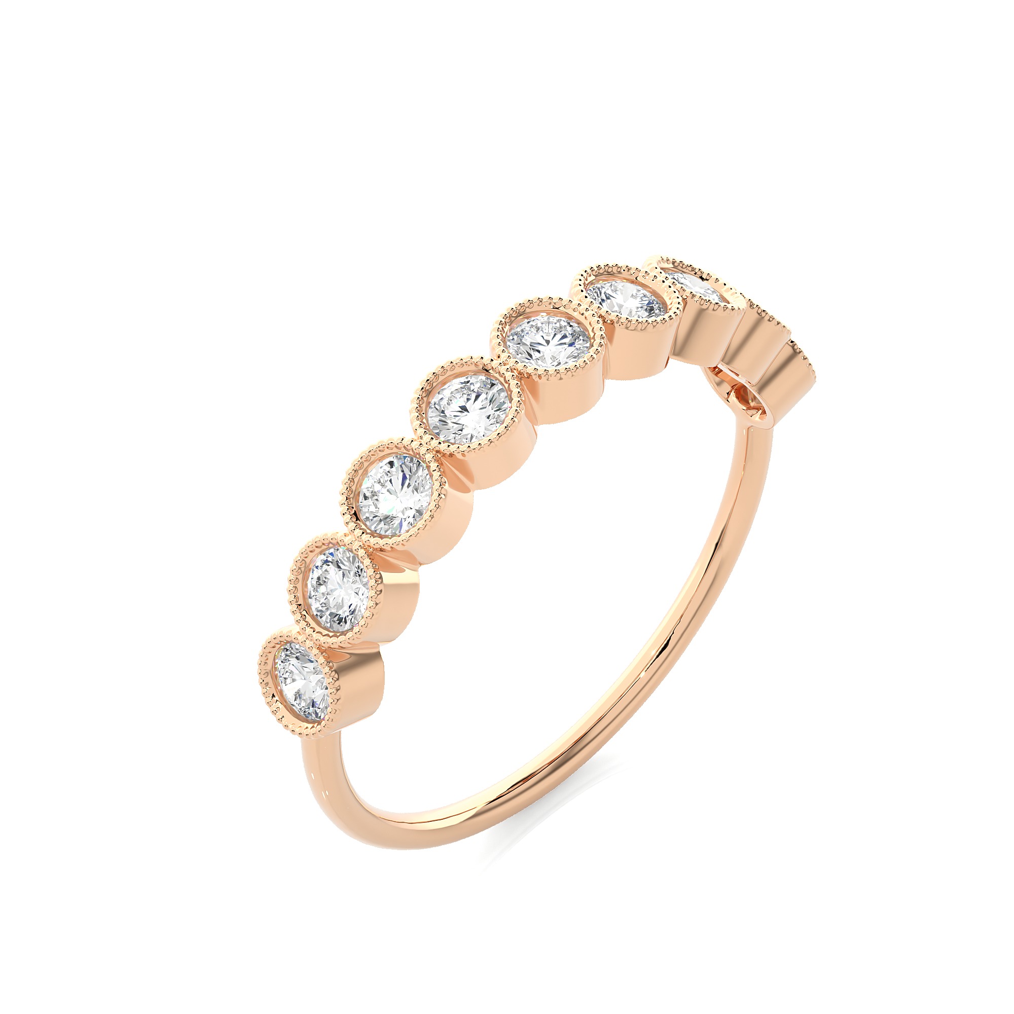 Light Minimalist Diamond Ring 3D print model_5