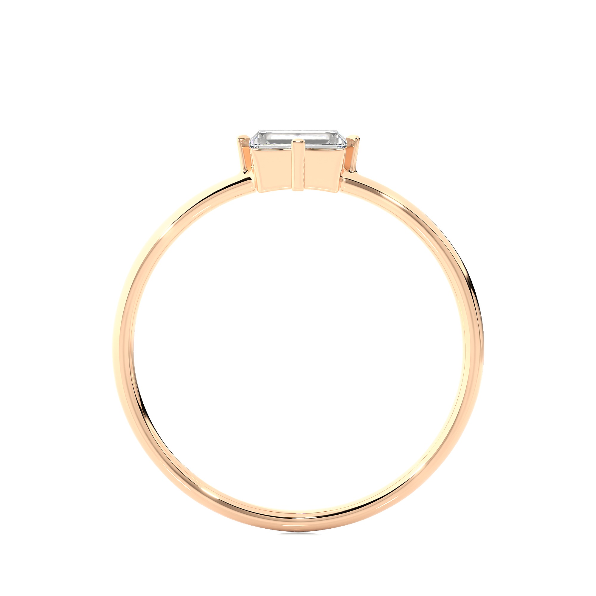 Light Minimalist Diamond Ring 3D print model_10