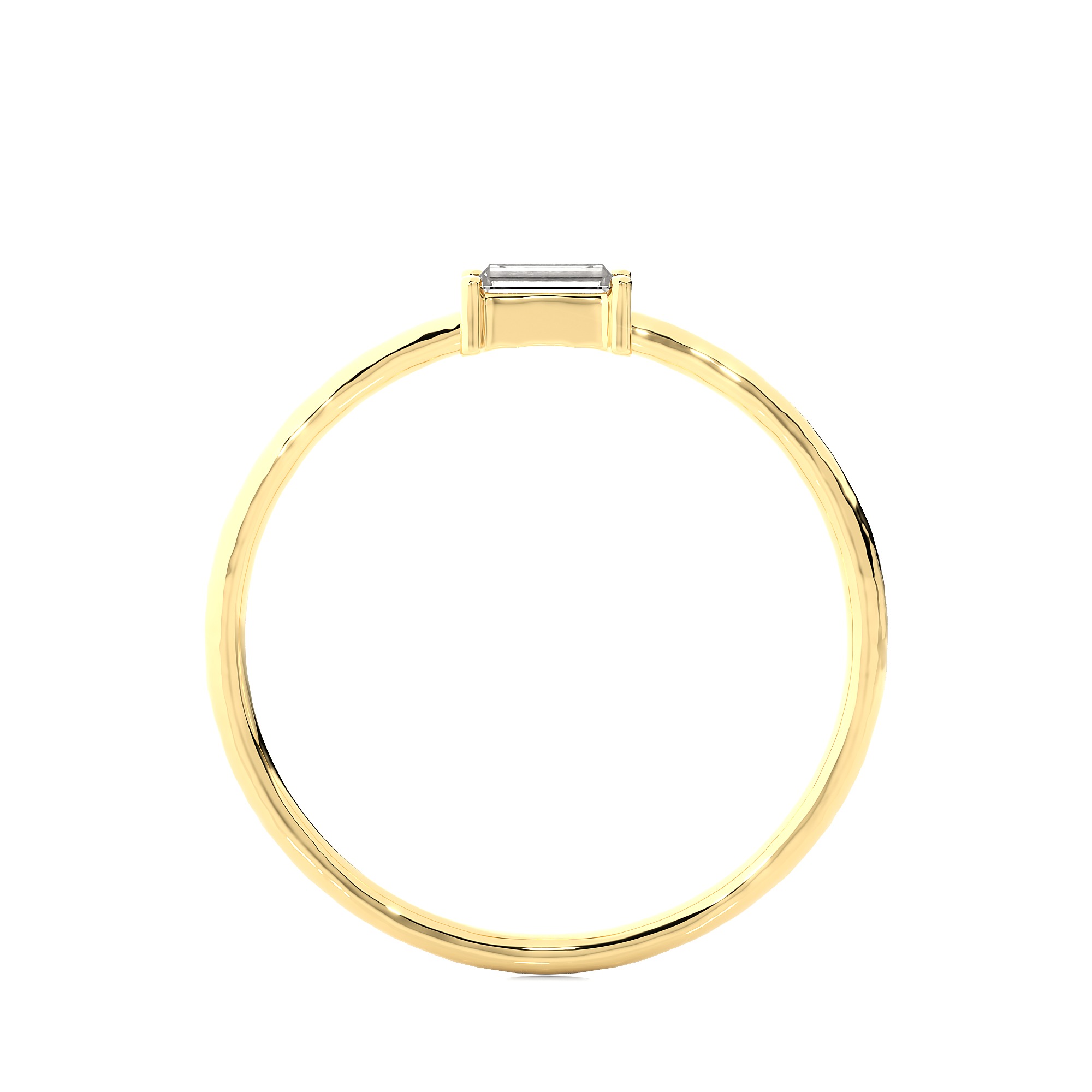 Light Minimalist Diamond Ring 3D print model_12