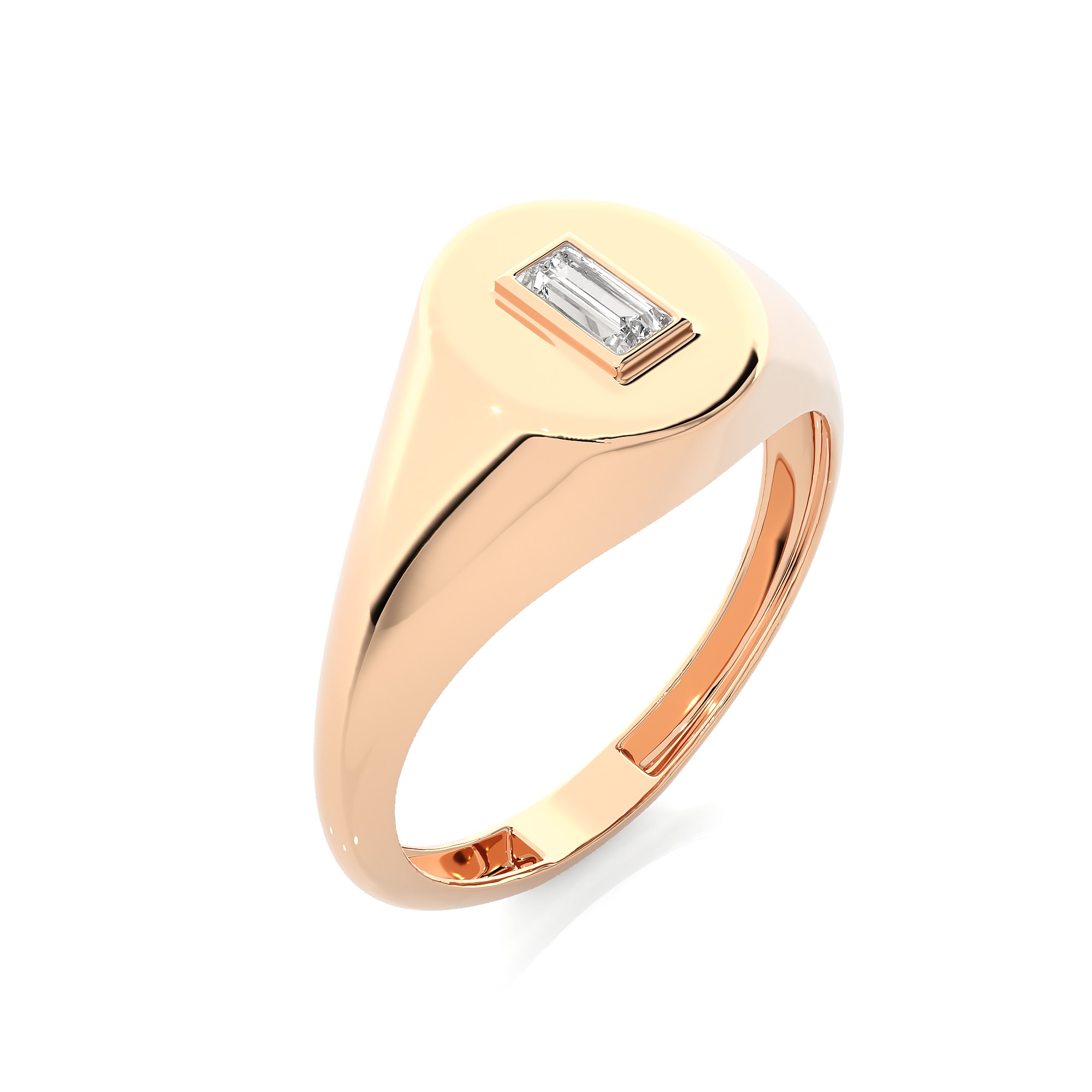 Light Minimalist Diamond Ring 3D print model_5