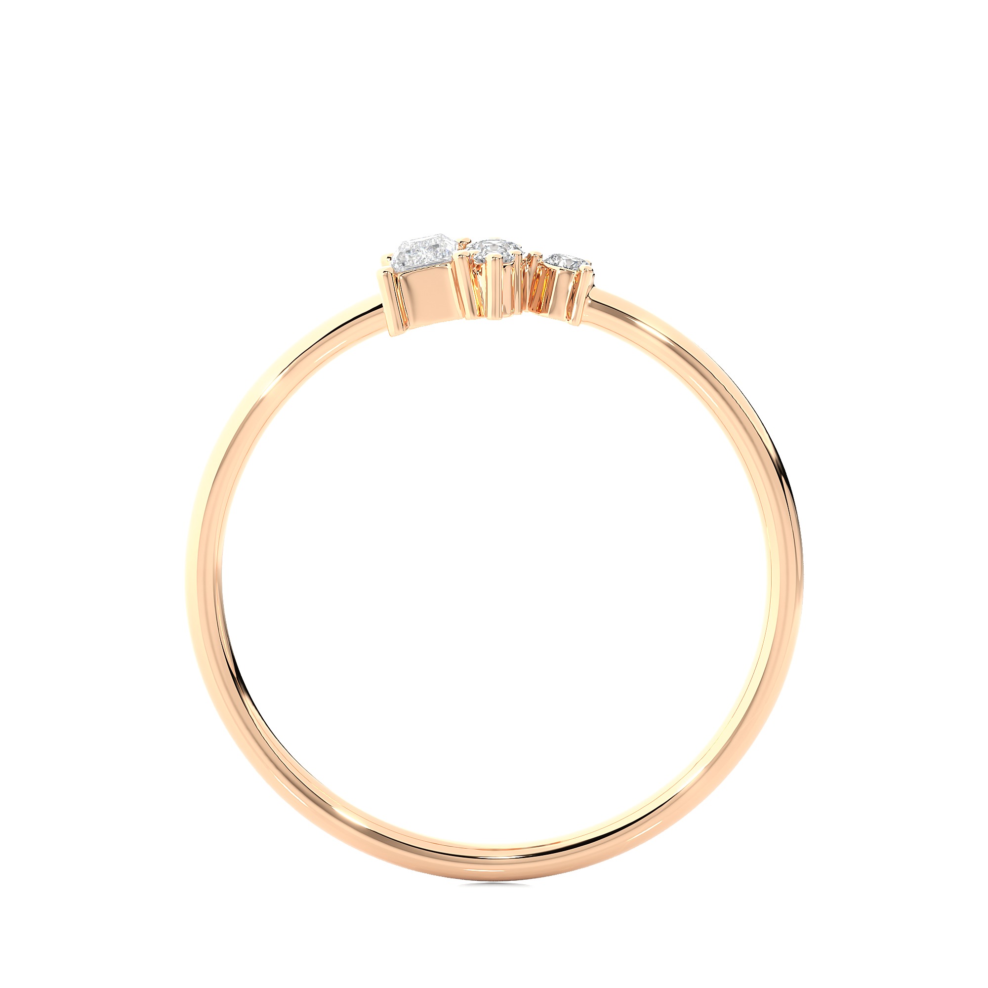 Light Minimalist Diamond Ring 3D print model_10