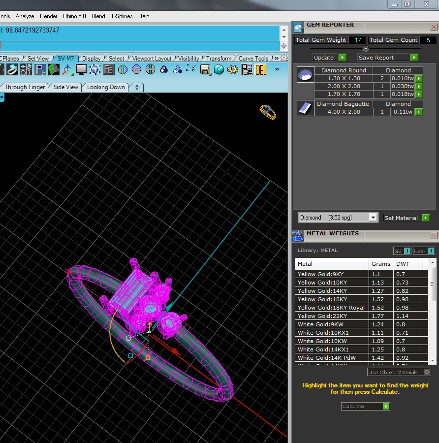 Light Minimalist Diamond Ring 3D print model_4