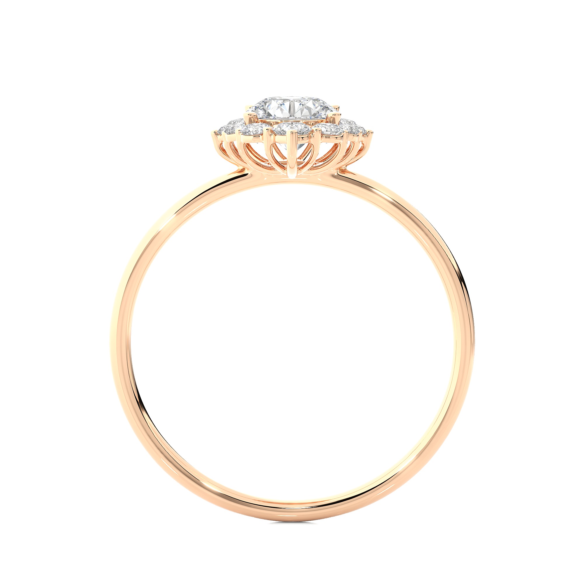 Light Minimalist Diamond Ring 3D print model_10