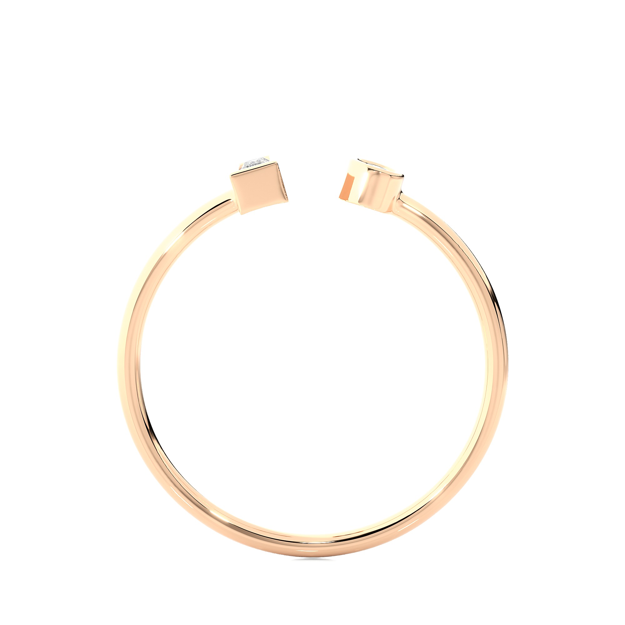 Light Minimalist Diamond Ring 3D print model_10