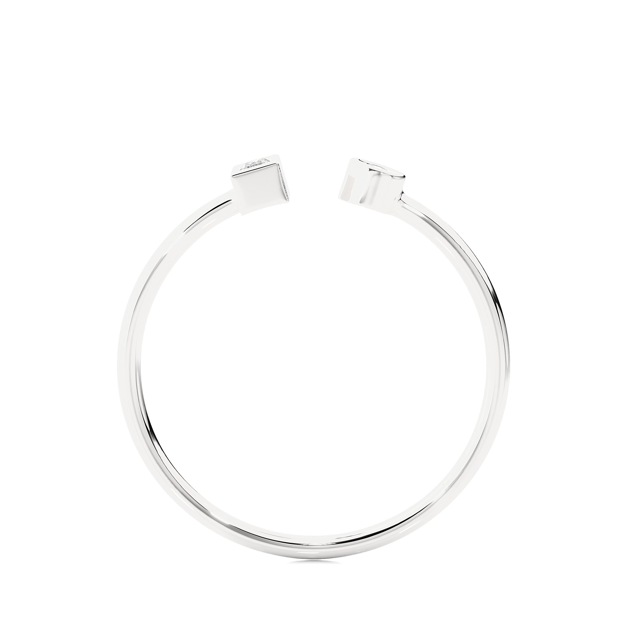 Light Minimalist Diamond Ring 3D print model_12