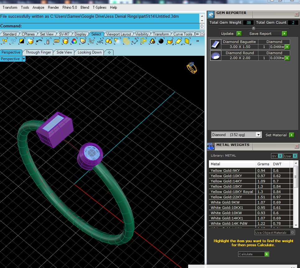 Light Minimalist Diamond Ring 3D print model_6