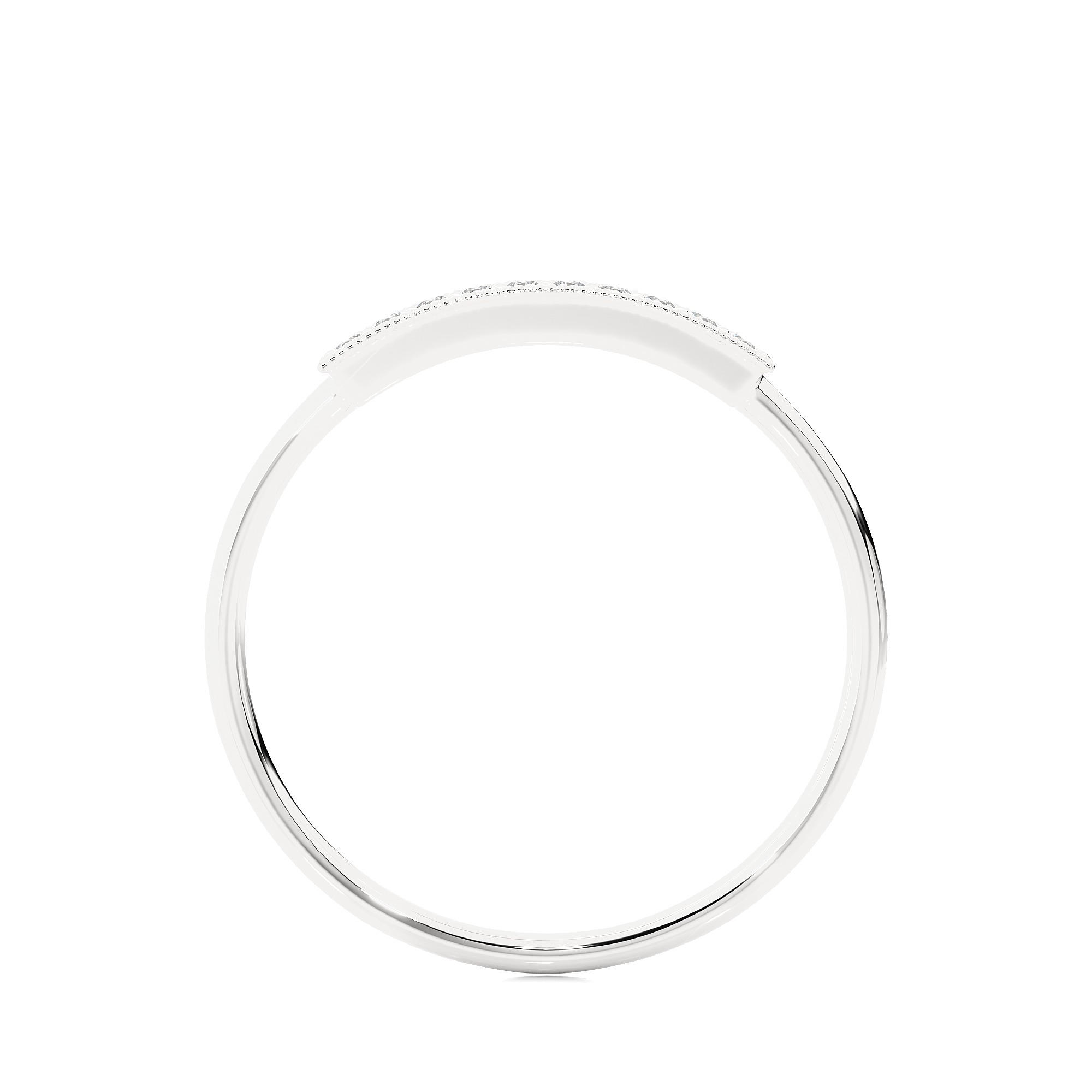 Light Minimalist Diamond Ring 3D print model_12