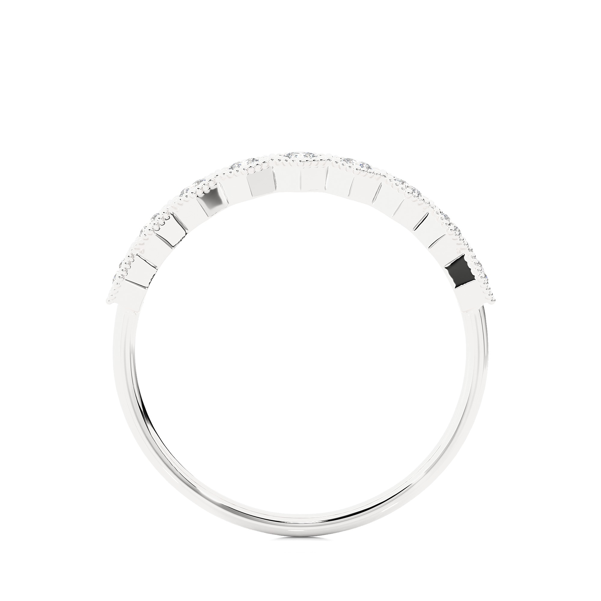 Light Minimalist Diamond Ring 3D print model_12