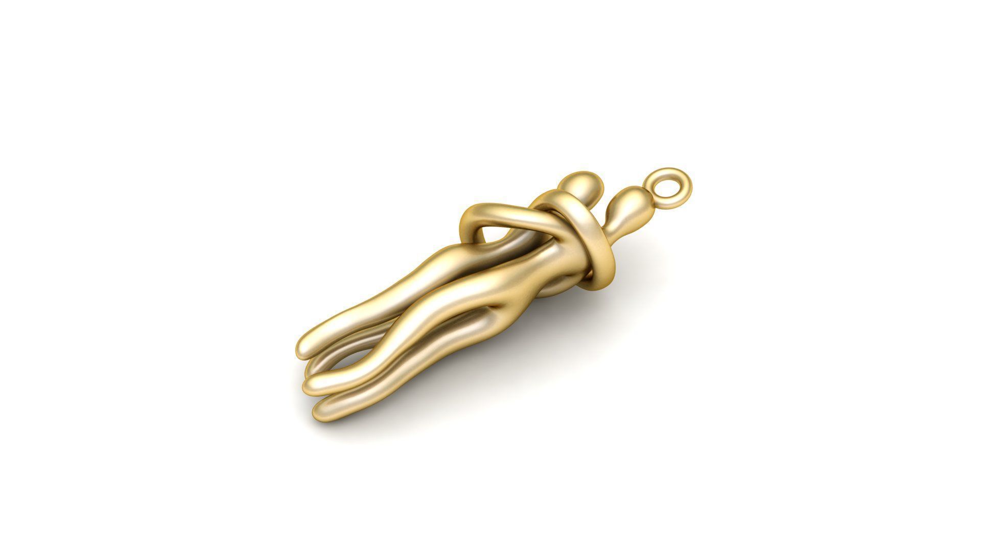 Hug Pendant 3d Printable Model 3D print model_3