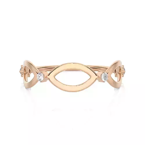 Light Minimalist Diamond Ring