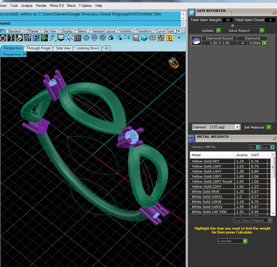 Light Minimalist Diamond Ring 3D print model_5