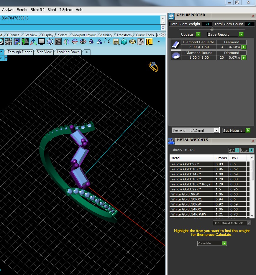 Light Minimalist Diamond Ring 3D print model_6