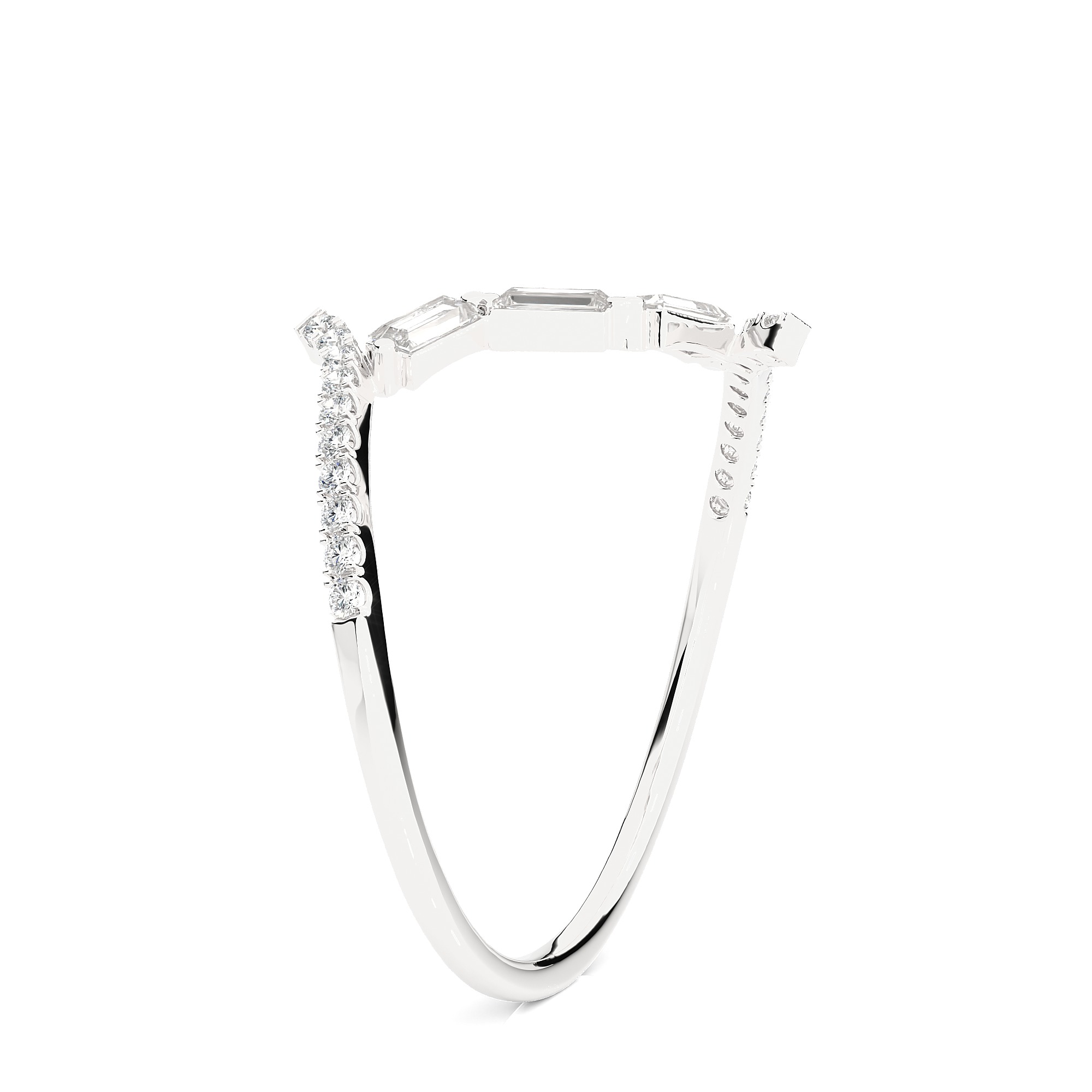 Light Minimalist Diamond Ring 3D print model_8