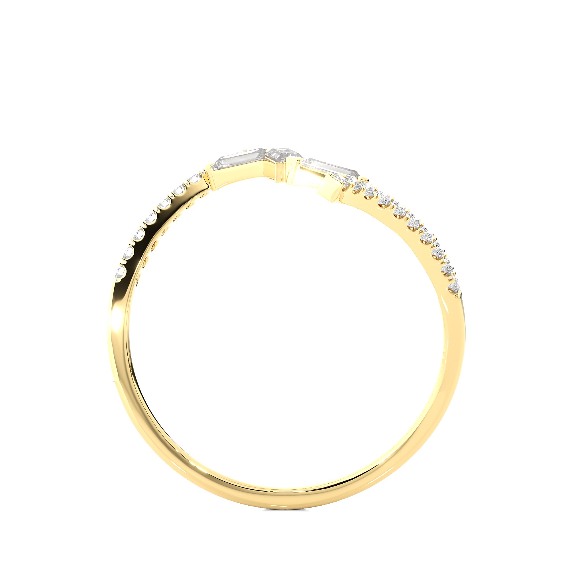 Light Minimalist Diamond Ring 3D print model_12