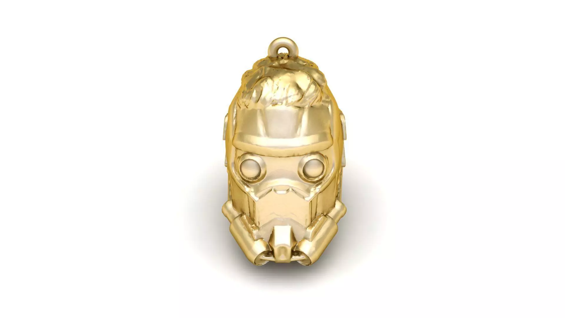 Star Lord Helmet Pendant 3d printable Model 3D print model