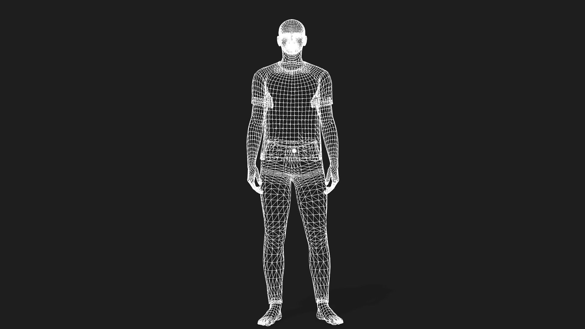 3D Male Character Fully Rigged and Game Ready 3D model_9