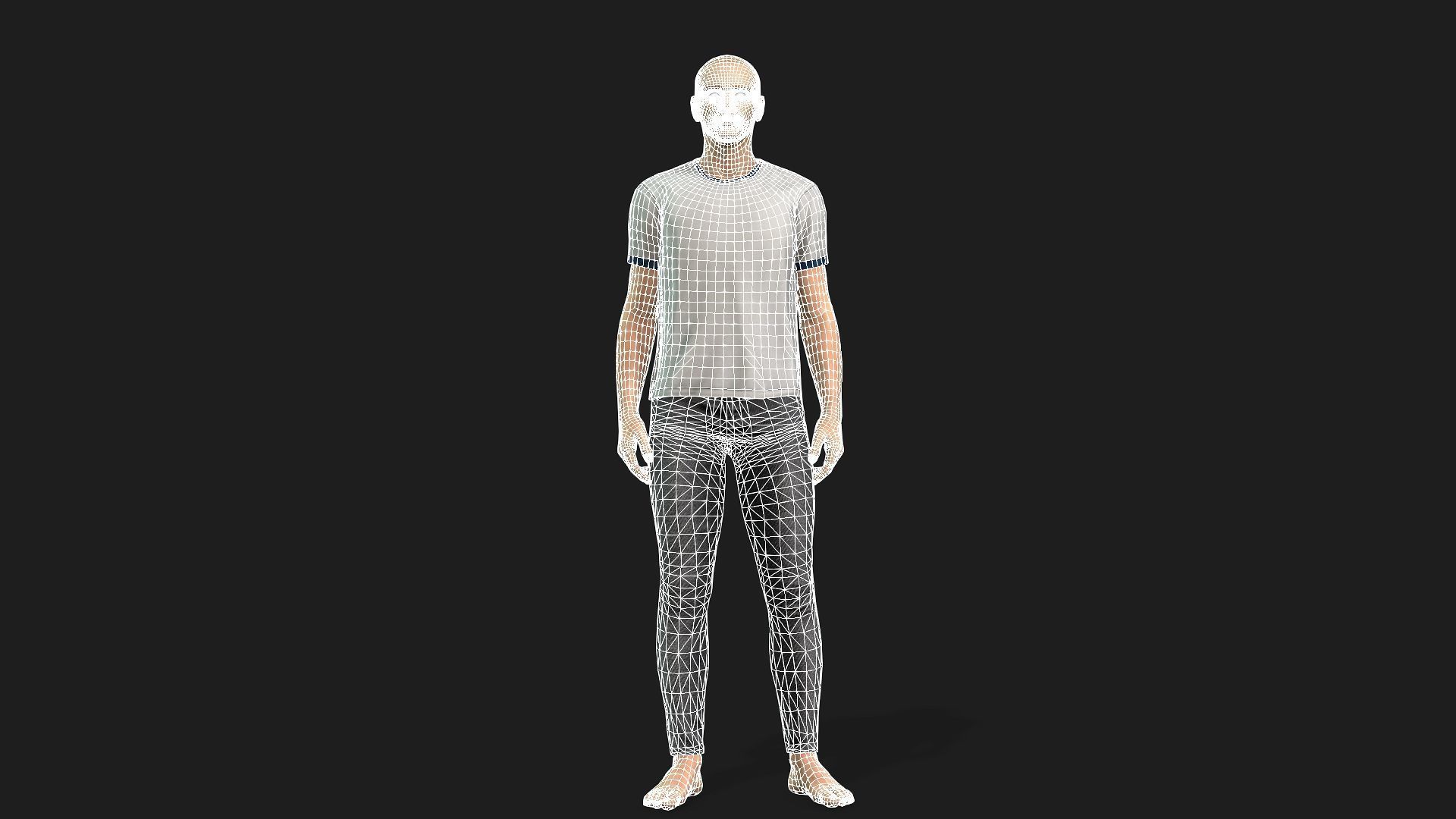 3D Male Character Fully Rigged and Game Ready 3D model_11
