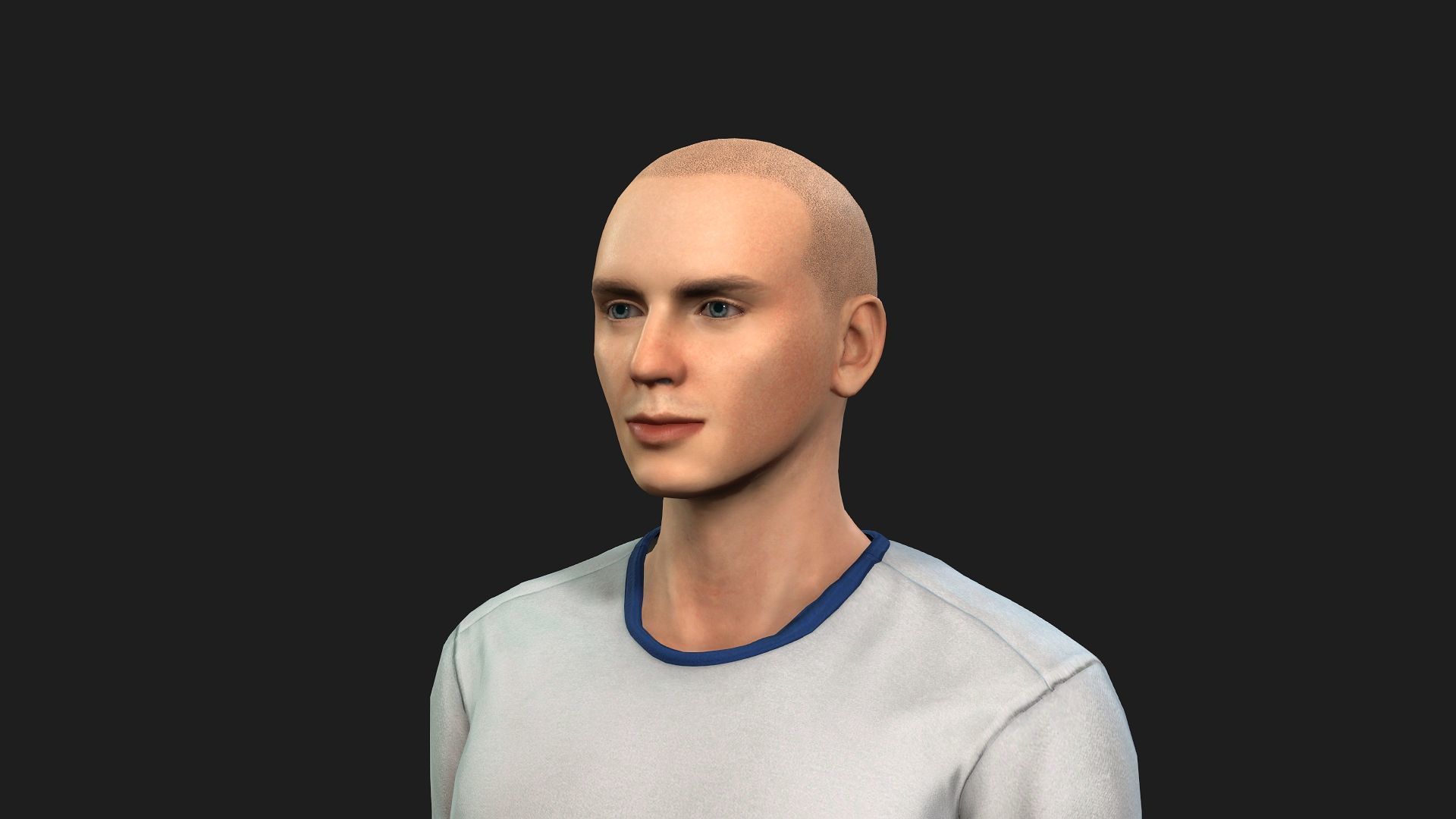 3D Male Character Fully Rigged and Game Ready 3D model_6