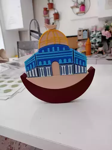 Balance Game  Dome of the Rock 3D print model