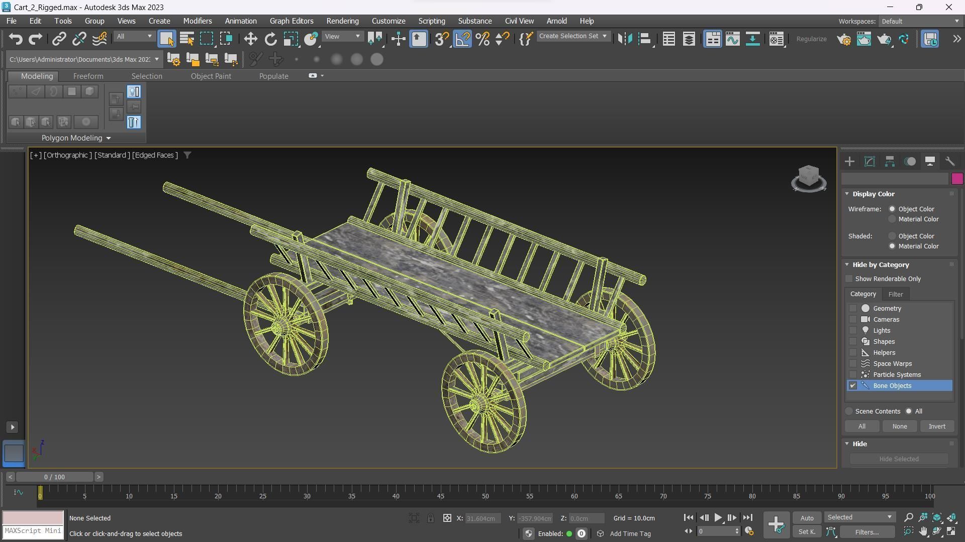 The Carts Pack 5 in 1 Low-poly 3D model_25