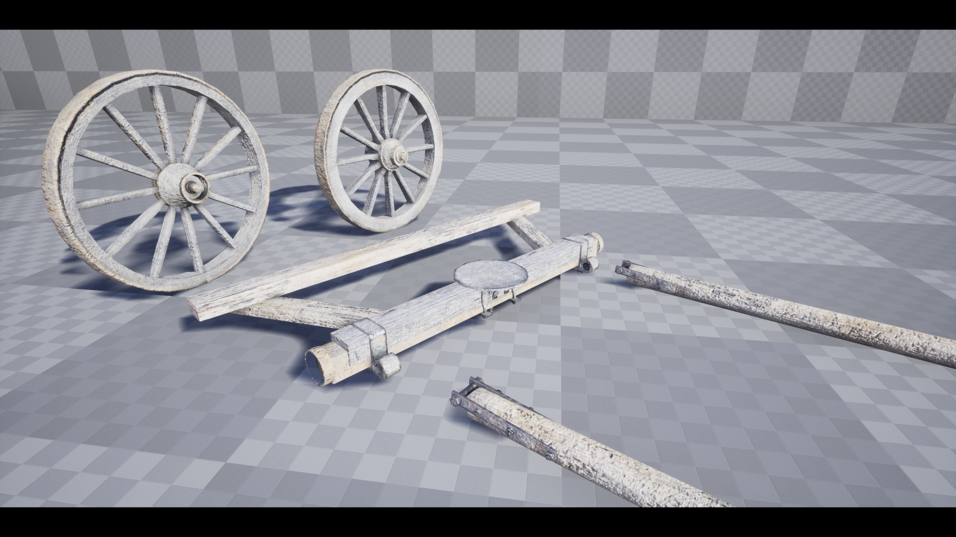 The Carts Pack 5 in 1 Low-poly 3D model_14