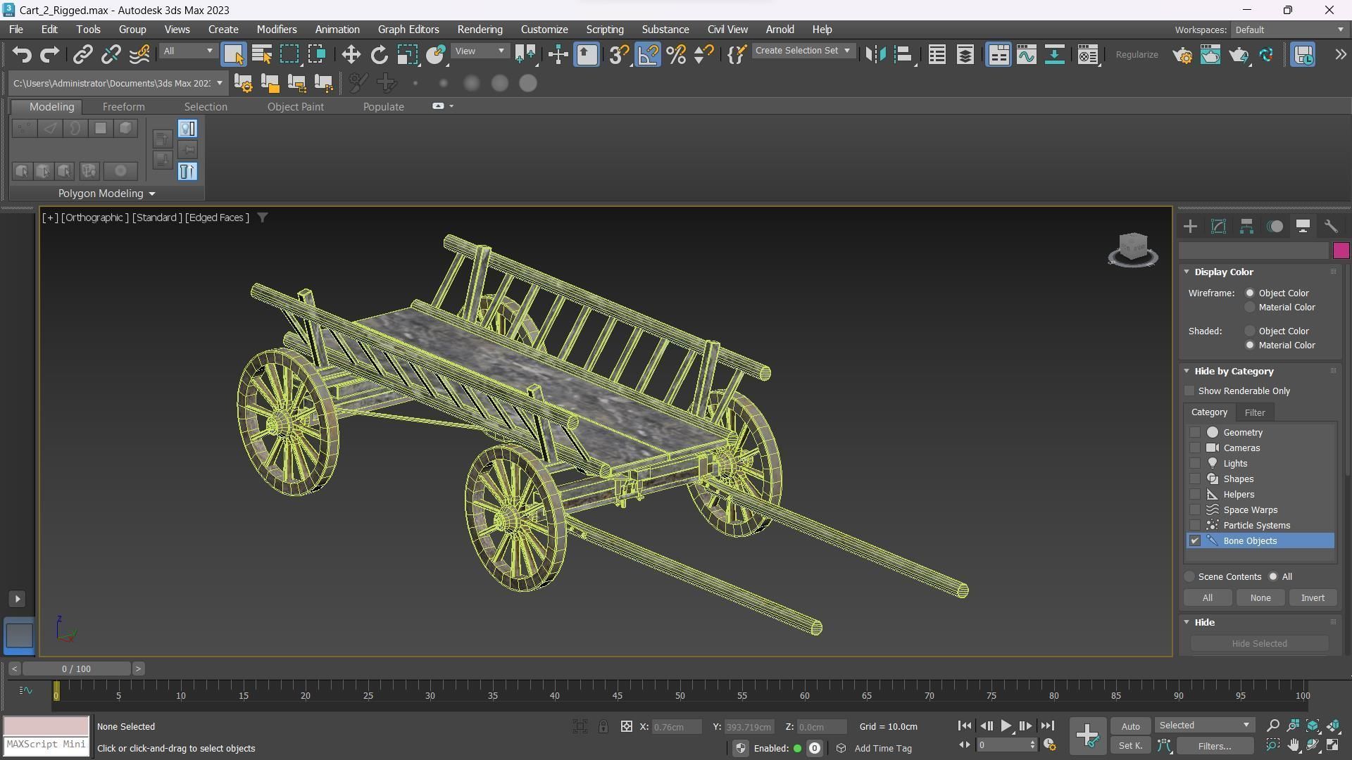 The Carts Pack 5 in 1 Low-poly 3D model_24