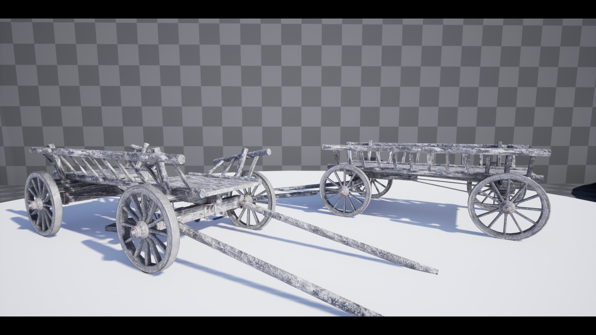 The Carts Pack 5 in 1 Low-poly 3D model_5