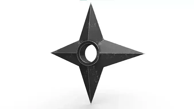 3D Printed Shuriken3D 