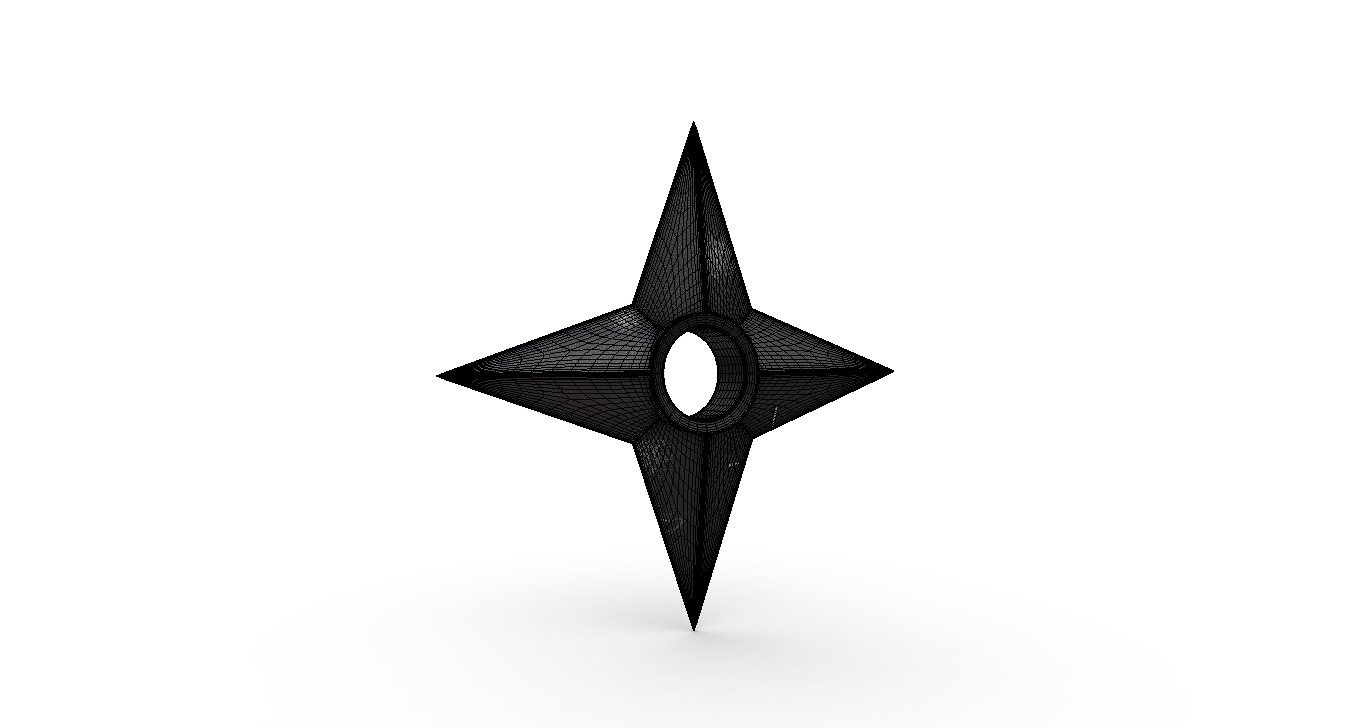 3D Printed Shuriken3D 3D model_5