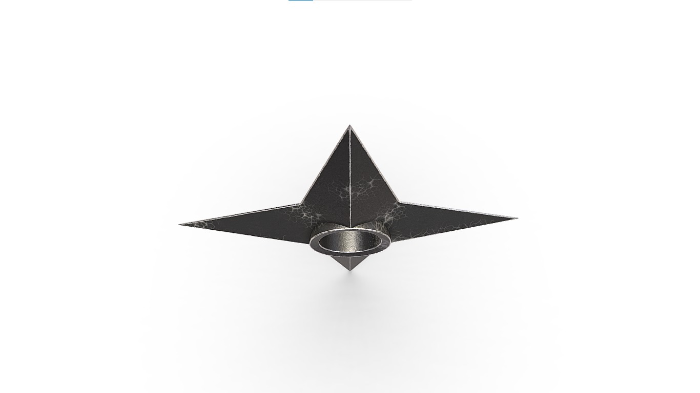 3D Printed Shuriken3D 3D model_2