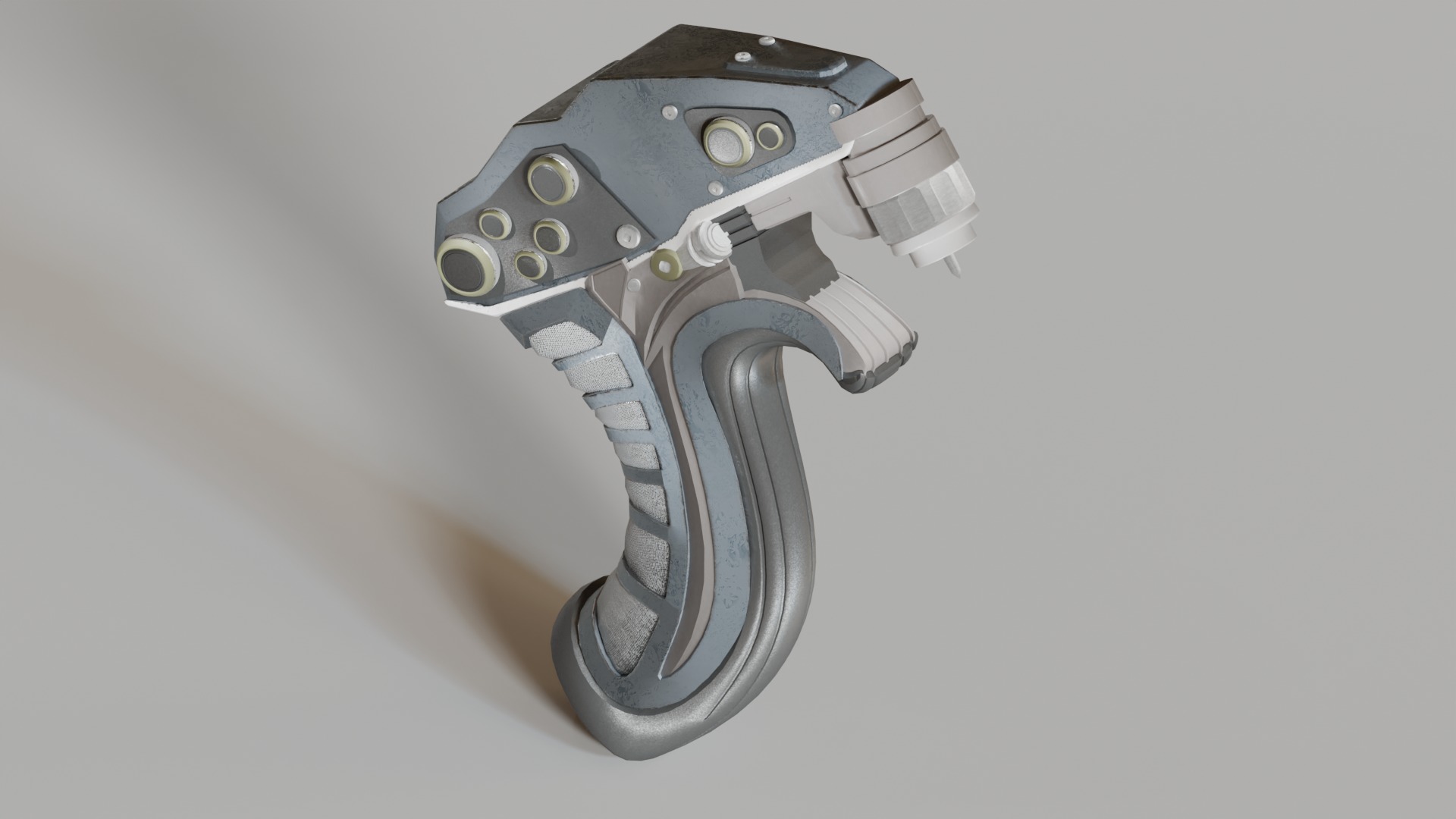 Futuristic Game-Ready Model Mechanical Tool or Medical Equipment Low-poly 3D model_3