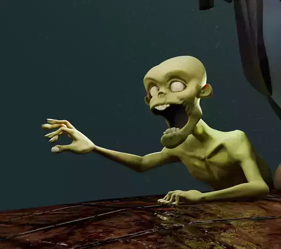 Zombie Stylized 3D print model